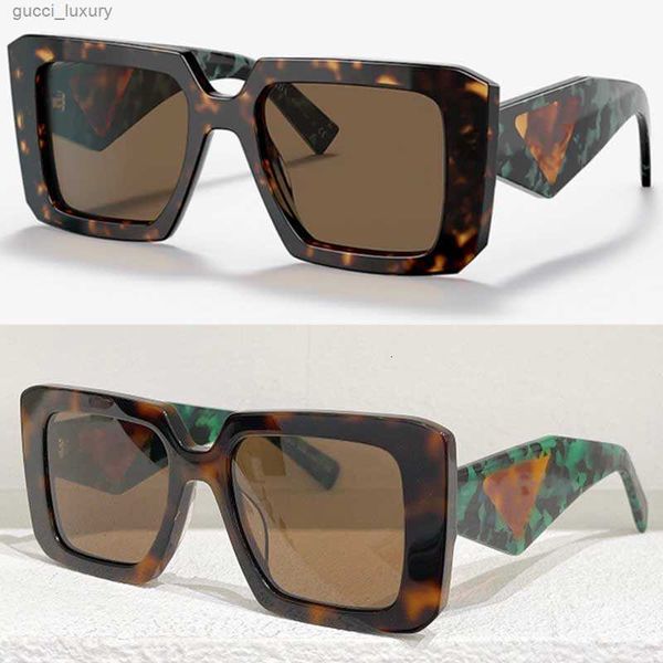 

womens symbole sunglasses pr 23 ys 3n women designer temples turquoise green triangle decorative temples feminine fashion brand sun glasses, White;black