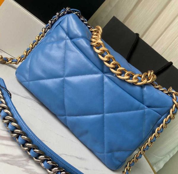 

shoulder bags 2022 luxury handbags designer 19 bag women fashion lambskin soft leather tote purses crossbody metal chain flap shoulder bagt