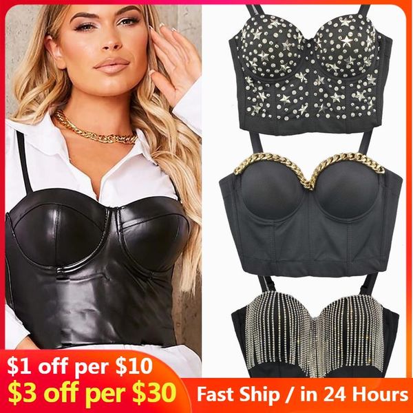

t-shirt mesh push up bralet corset summer crop women boning bustier backless padded camisole low cut cropped, White