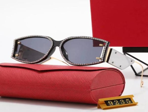 

luxury fashion summer sunglasses for women oval style antiultraviolet retro plate plank frame fashion eyeglasses random box 92352943600, White;black