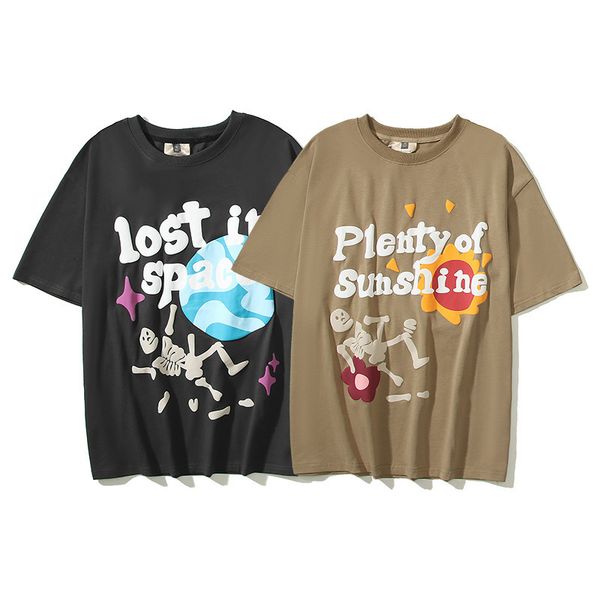 

men's t-shirts punk t-shirt street apparel hip hop skull letter planet printed gothic rock t-shirt harajuku casual cotton short sleeve, White;black