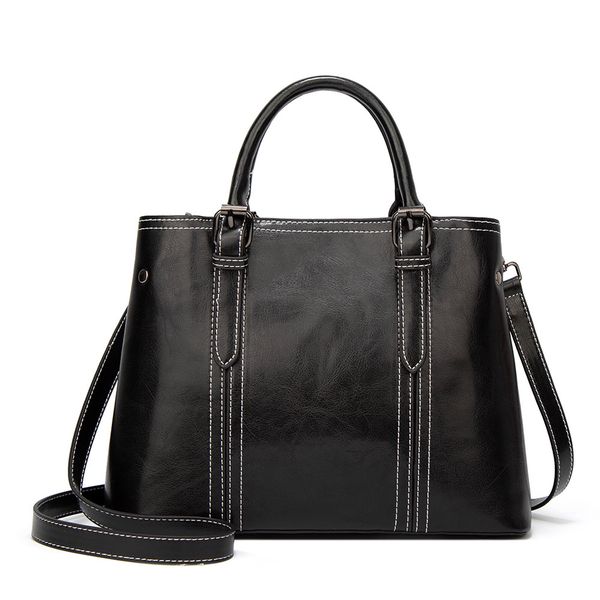 

outdoor tote bag vintage women's bag solid pu casual shoulder bag