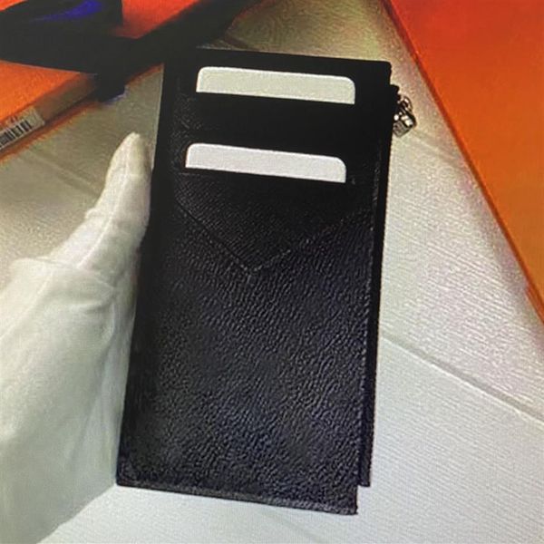 

coin card holder fashion zipped pocket organiser women coin card holders zippy case purses men multiple wallet passport cover269k, Brown;gray