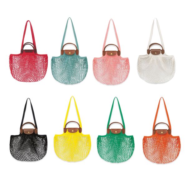 

cool 2 sizes longchammp tote net lady bag seller women mens clutch handle loop hobo beach designer summer bags luxury handbag cross body sho