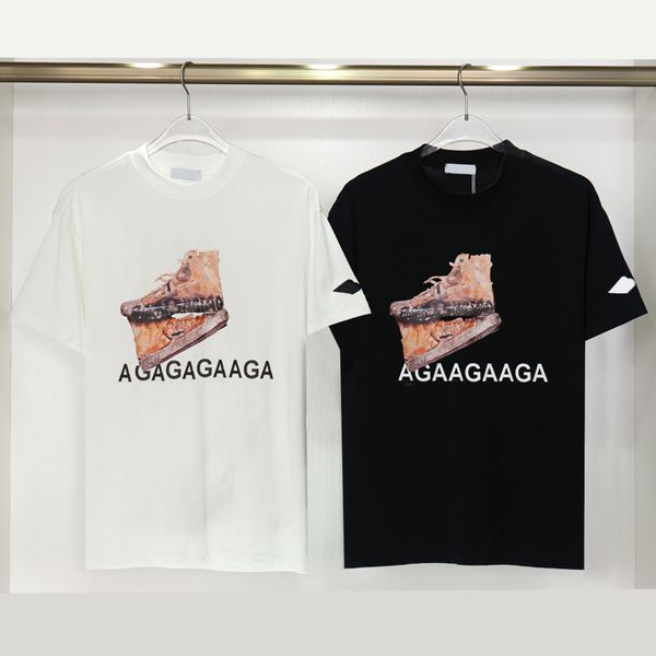 

summer mens designer t shirt casual man womens loose tees with letters print short sleeves letter shirt luxury street shorts sleeve clothes, White;black