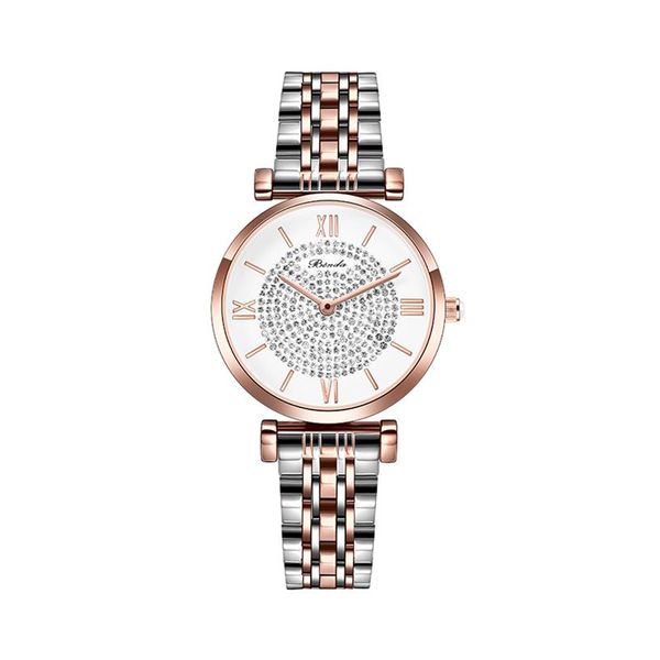 

binda brand fashion designer womens and mens watches luxury diamond steel band quartz watch ladies dress wristwatches shippin307v, Slivery;brown