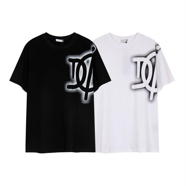 

men's plus tees & polos 2023 t shirt cotton short-sleeved fashion women short t-shirt couple models men women co243m, Black;brown