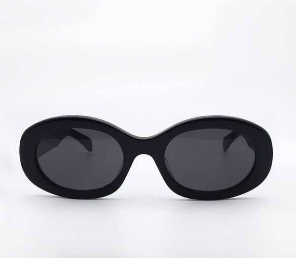 

40194 fashion designer sunglasses for women vintage charming round frame glasses summer trendy versatile style anti-ultraviolet come with ca, White;black