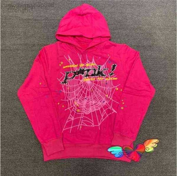 

men's hoodies & sweatshirts red web hoodie men particles foam print quality hip hop young thug t220722 x96y ph8n 3tu7, Black