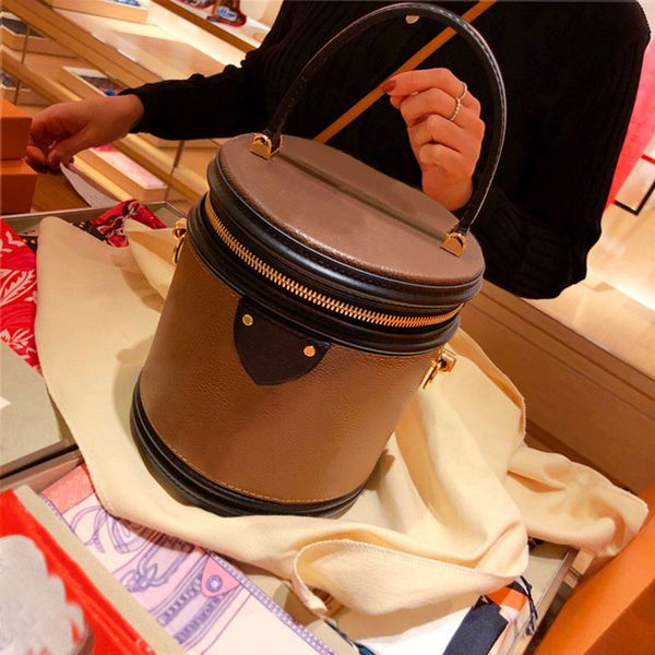 

15x17x15cm 43986 designer bucket bag fortune bucket handbag bags genuine leather handbags bags luxurys drawstring ladies shoulder bag leathe