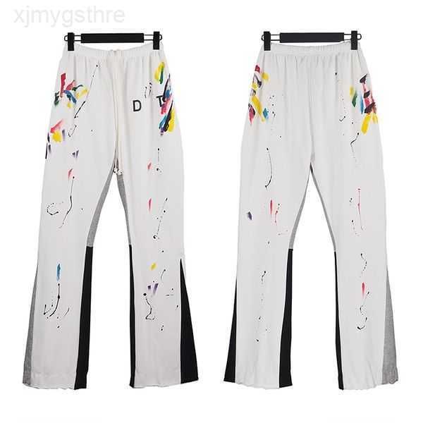 

men's pants galleryes depts multi panel flared women sports loose high street casual sweatpants vintage trousers 203p2, Black