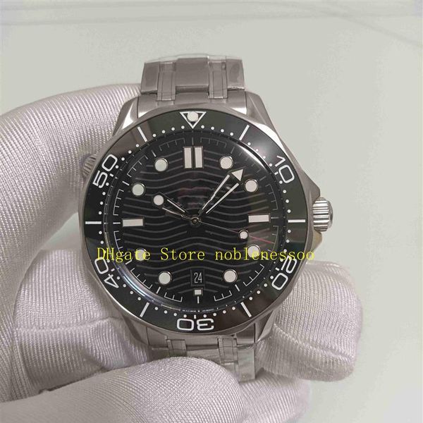 

super factory automatic cal 8800 movement watch men's black dial 42mm sapphire glass 007 diver sport steel bracelet mechanica228e, Slivery;brown