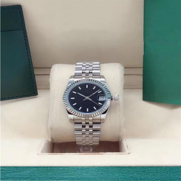 

9 style womens watch 31mm automatic 2813 movement mechanical wristwatches full stainless steel strap woman lady ladies datejust wr234r, Slivery;brown