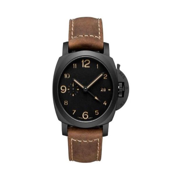 

man watch stainless steel casual wristwatch mechanical automatic business wristwatch new watches transparent glass pa230h, Slivery;brown