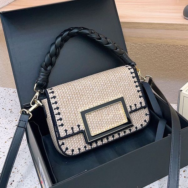 

raffia grass handbags bags shopping hobo messenger beach straw bag crossbody shoulder underarm mini tote bag handbag purse women wallets pou