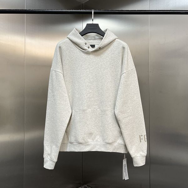 

fw21 designer hoodies fg7c letter on sleeve hip hop streetwear loose men women pullover season 7 collection sweatshirts, Black