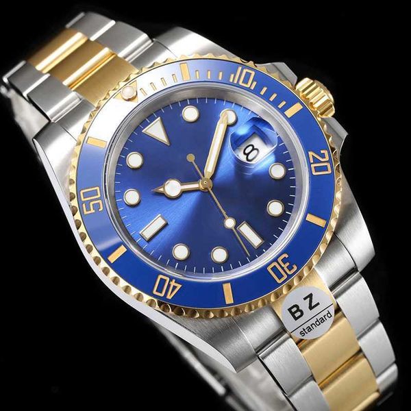 

mens watches luxury ceramic bezel sapphireme chanical watches stainless steel strap sapphire mirror waterproof wristwatches dhgate, Slivery;golden