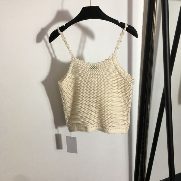

camisoles tanks summer thin sleeveless short cut hollowed out jacquard camisole 230421, Black;white