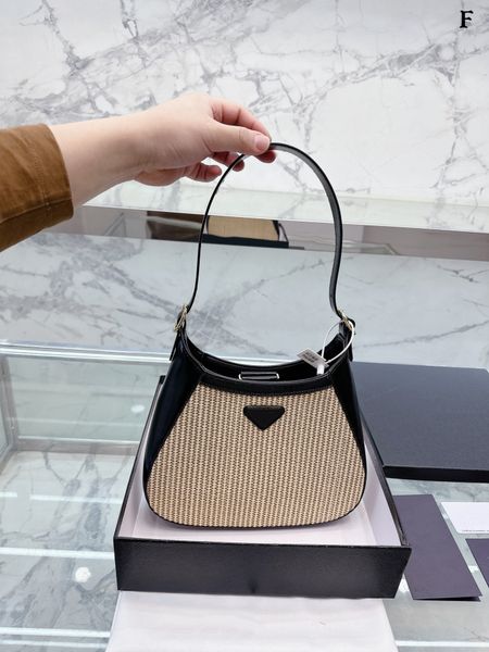 

evening bags designer bag hobo straw braided underarm bag inner cloth bag summer vegetable basket fashion trend beach hobo bag