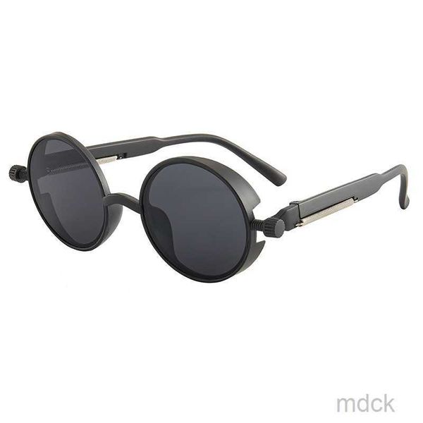 

sunglasses classic gothic steampunk sunglasses designer retro round brand sunglasses for men and women, White;black