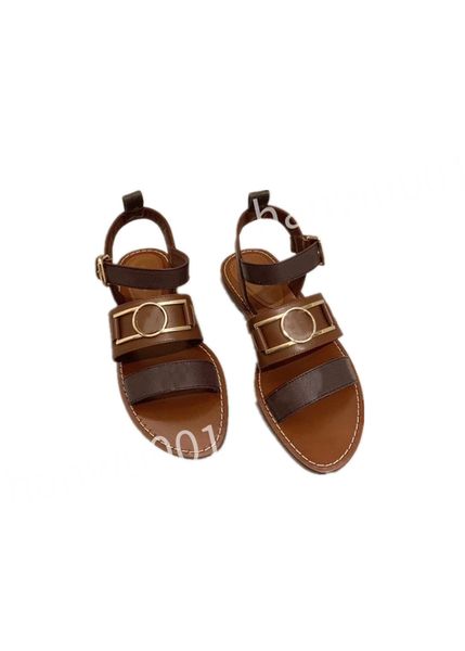 

designer fashion women's sandals slippers leather shoes luxury atmosphere high quality, Black