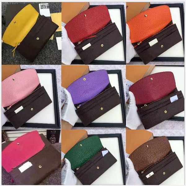 

whole 6 colors fashion single zipper pocke men women leather wallet lady ladies long purse with o256d, Red;black