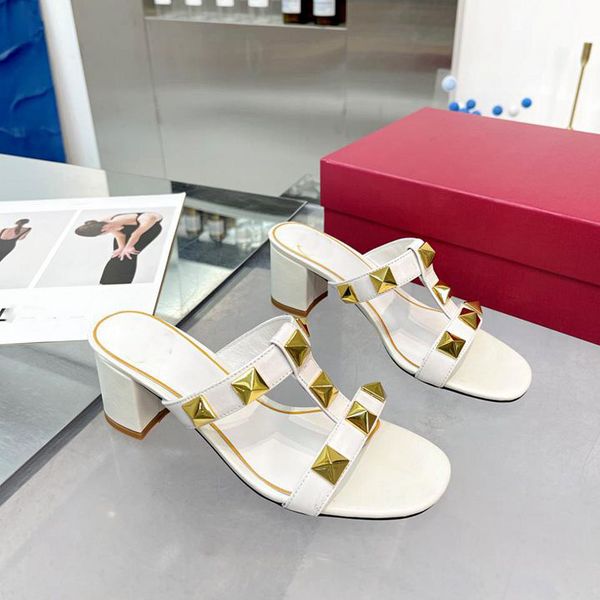 

designer sandals women heel leather slippers platform valentinoity slide rubber sandal summer fashion patform assacsczxx, Black