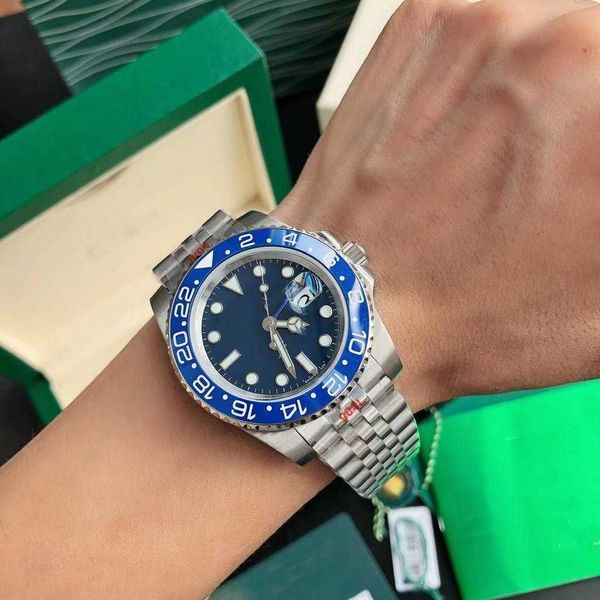 

2023 automatic sapphire glass 5 atm waterproof 904l watch stainless steel luminous mechanical watches for me, Slivery;golden