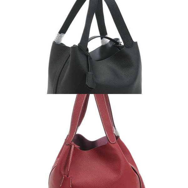 

designer luxury vegetable basket litchi pattern head layer cowhide leather bucket cabbage blue handheld small bag women's fashionaco013