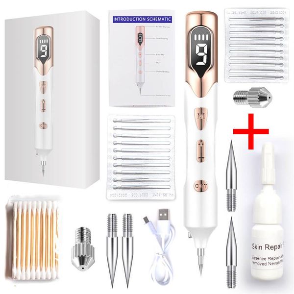 

face care devices electric plasma mole removal pen laser set wart remover skin pore corn freckle dark tag nevus pimple spot tattoo269h