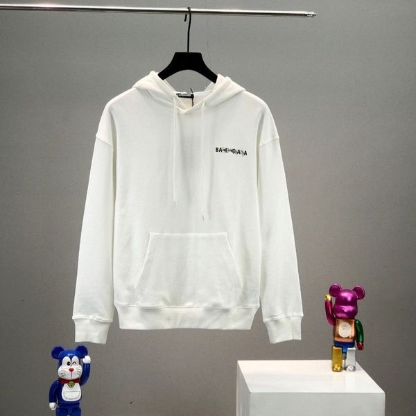 

mens black sweatshirt hooded letter print couples ba men hoodie woman hoodies loose pullover outerwear designer sweatshirts wholesale luxury