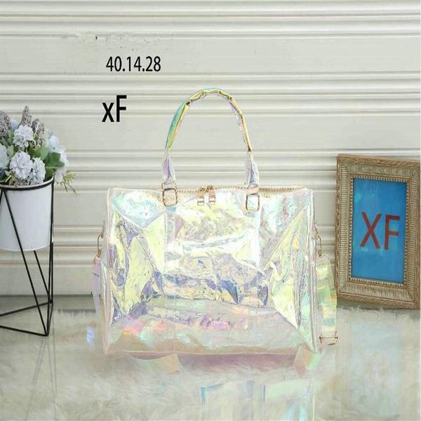 

women travel bags high capacity luggage men shoulder pvc duffel bags carry on luggage dazzle colour blue 40x246m