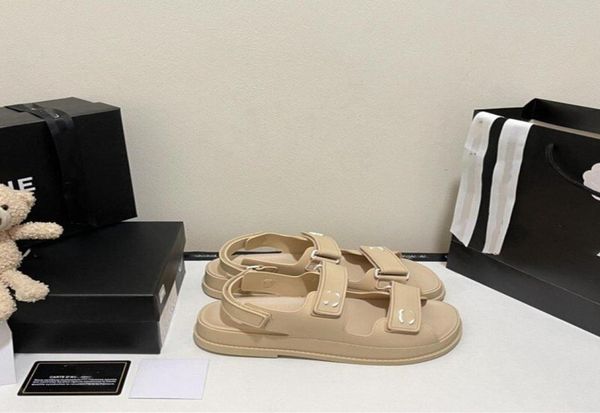 

hookloop slingback platform dad sandal women summer beach buckle strap soft chunky heel sports shoes woman flat sandals size 3546688487, Black