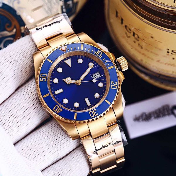 

mens watch glide lock luxury ceramic bezel sapphiremechanical submarine watches 2813 stainless steel strap sapphire mirror 50m waterproof, Slivery;black
