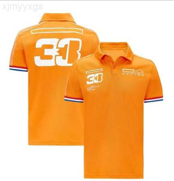 

2023 new f1 racing t-shirt summer team polo shirt with custom 9xnk1, White;black