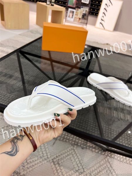 

2023 leather slide slippers designer flat mens summer sandals fashion luxury leisure resort beach, Black