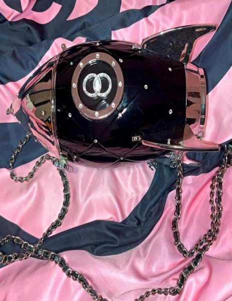 

coco rocket satchel bucket bag crossbody artificial diamond tassels bag evening designers shoulder bags fashion luxurys womens lad7162674