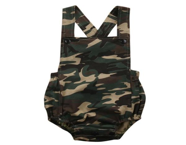 

cool camouflage baby romper 2018 summer sleeveless baby boys girls jumpsuit camo print one piece sunsuit2861634, Blue
