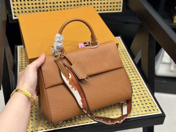 

fashion designer women's bag women's shoulder bag handbag purse original box genuine leather crossbody chain high-quality water ri