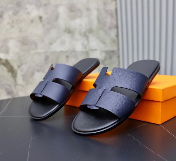 

summer luxury izmir sandals shoes men cutout slide slipper boy casual beach slide flat brown black white comfort walking eu38462400394