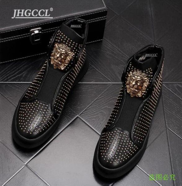 

mens designer boots red banquet prom dress printing rivet shoe flat platform sneaker women039s casual boot zapatos de hombre a22592226, Black
