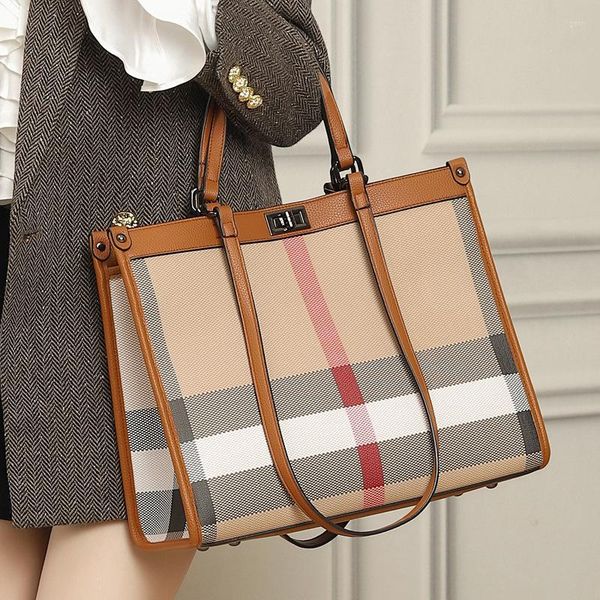 

shoulder bags female tote bag designer luxury handbags women hand ladies large capacity canvas leather purses