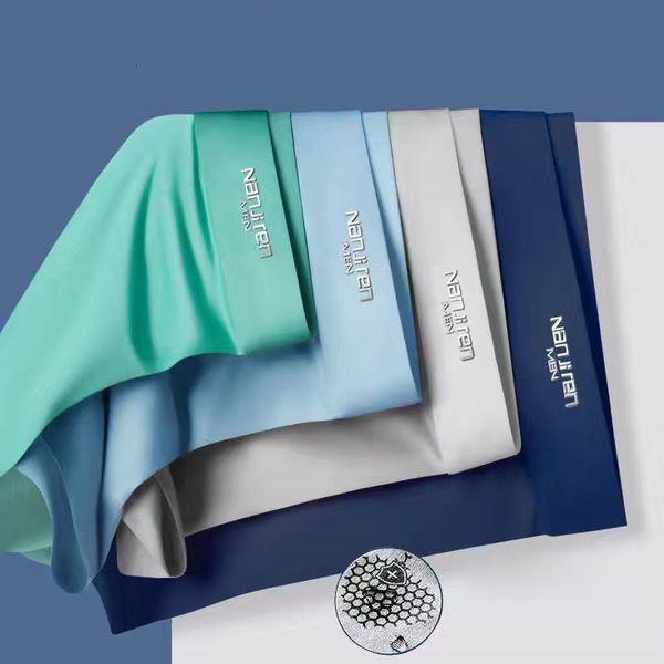 

underpants boxers men boxer underwear flat pants silk dry and comfortable s breathable panties thin boxershorts 4xl 230420, Black;white