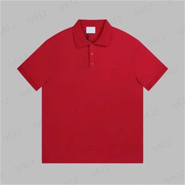 

red designer mens spring summer fashion leisure luxury loose simple classic brand logo print design pure cotton short sleeve t-shirt mens c, White;black