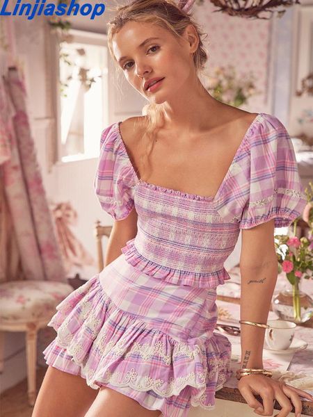 

tanks colorful vintage plaid elastic camis pleated short design slash neck simple summer new women crop top, Black;white