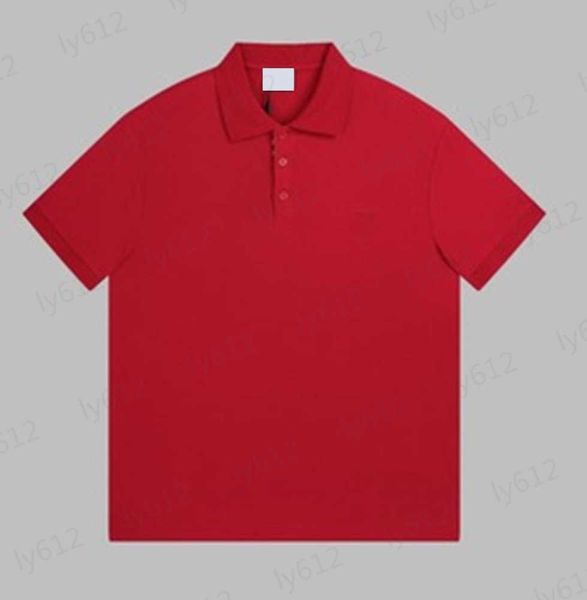 

red designer mens spring summer fashion leisure luxury loose simple classic brand logo print design pure cotton short sleeve t-shirt mens c, White;black