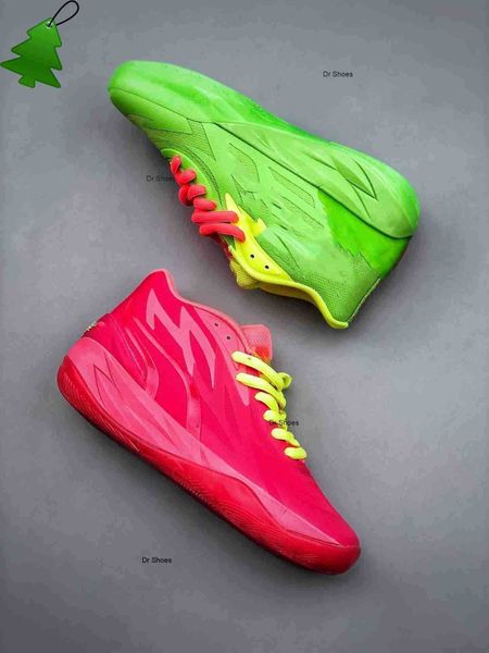 

basketball shoes lamello ball mb.02 rick and morty shoes be you with box 2023 women kids basketball sport shoe trainner