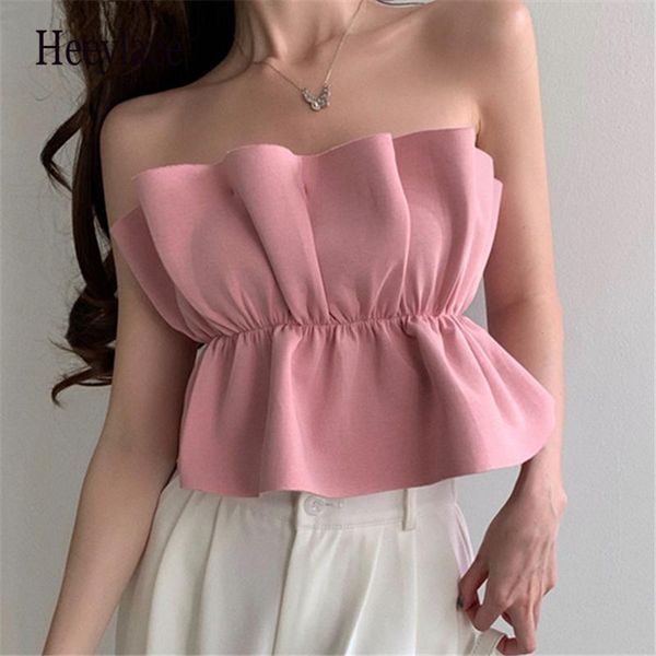 

tanks new 2021 spring summer women solid tank camis basic bottoming vest fashionable wild short crop, Black;white