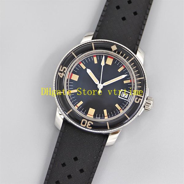 

z factory watches 904l with original box mens 40mm fifty fathoms 5008b correct card number a1151 mens automatic waterproof watch288n, Slivery;brown