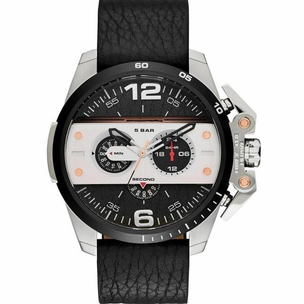 

stainless steel chronograph mens and women watch sapphire mirror no box d-z4361 4362 4363 4364 4365 4386 all botton small dial wor275n, Slivery;brown